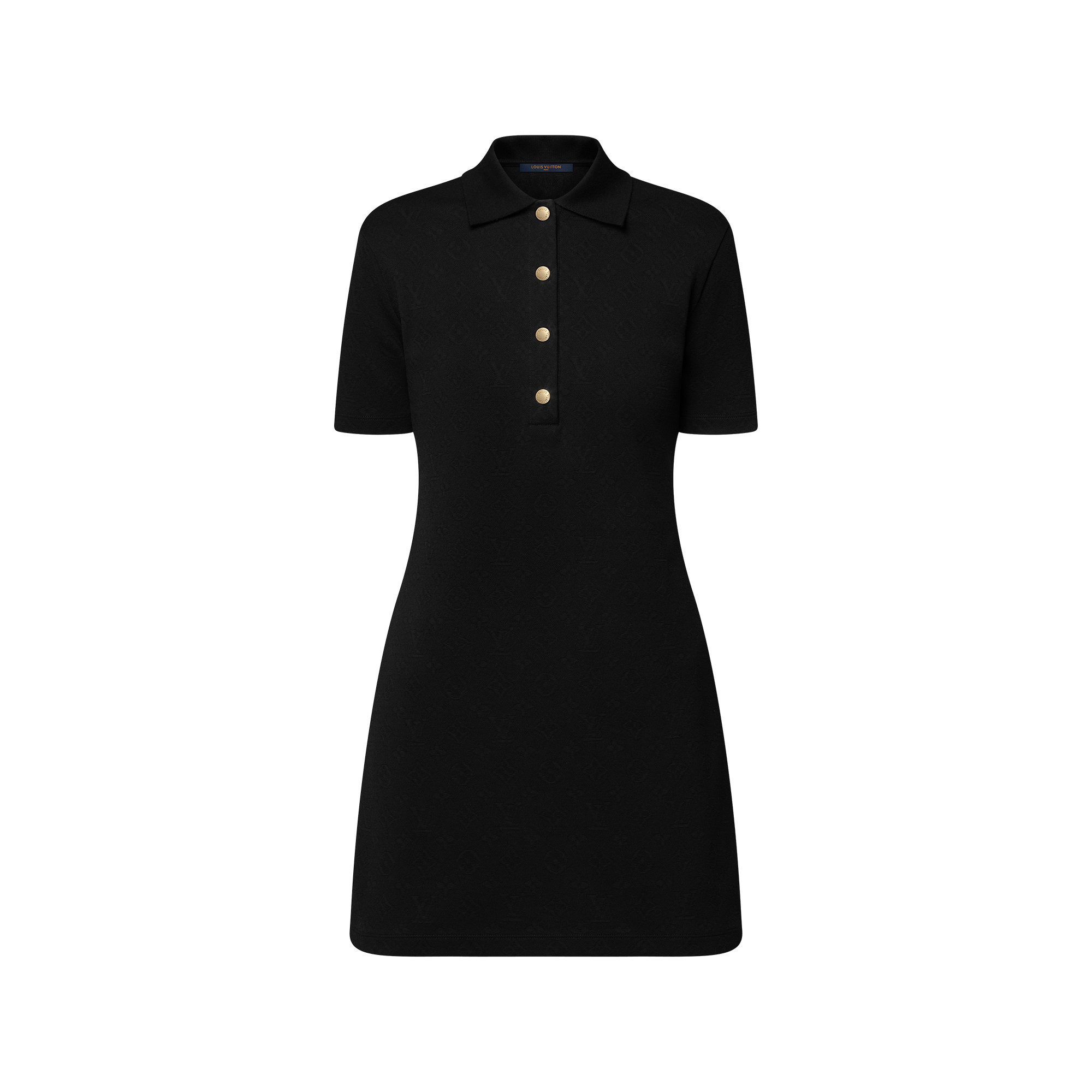 LOUIS VUITTON ロゴプリント ミニワンピース S Monogram Piqué Polo Dress - Ready-to-Wear | LOUIS VUITTON